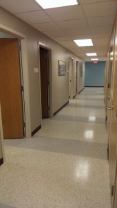 Facilities were delivered with art work hung and floors waxed. 