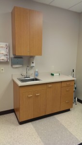 Cabinetry and medical accessory install